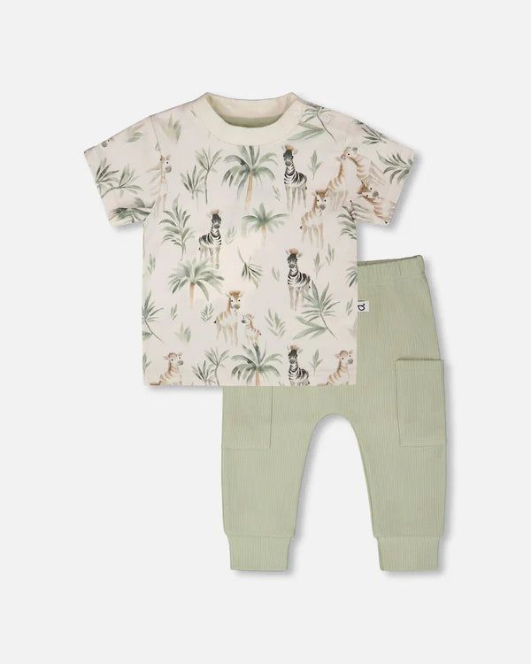 Zebra Jungle Shirt and Pants