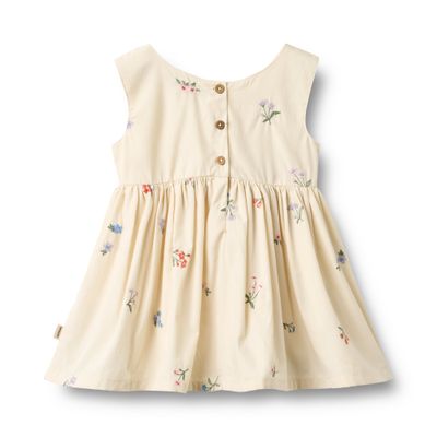 Embroidery Flowers Dress