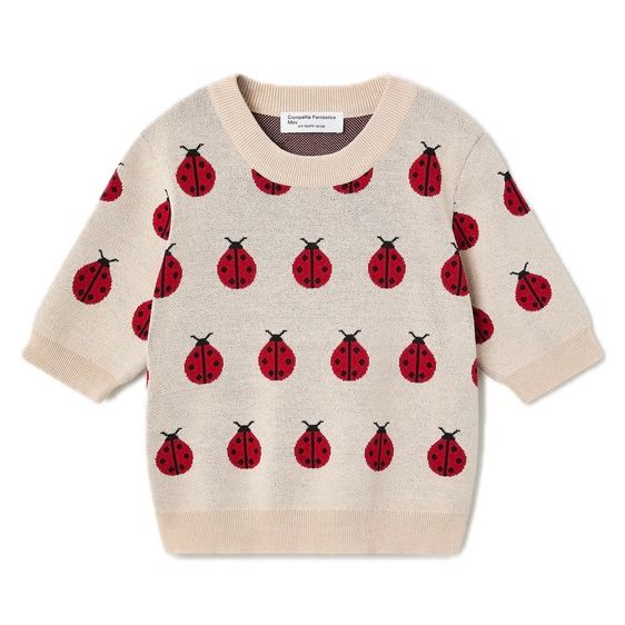Ladybug Knitted Top