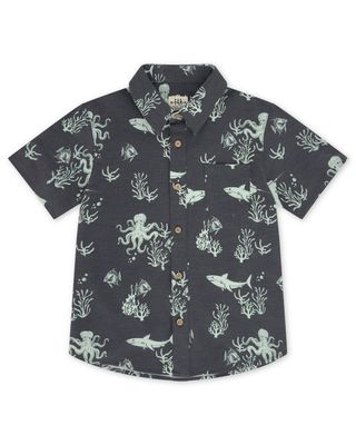 Button Down Black Sand