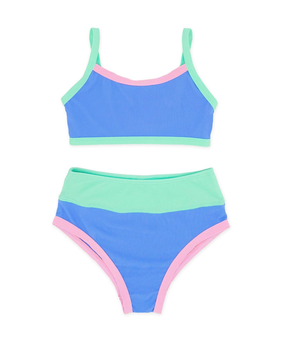 Retro Ringer Bikini Blue Jay