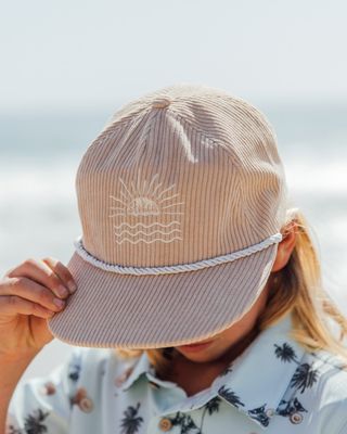 Snapback Hat Brown Sugar Corduroy