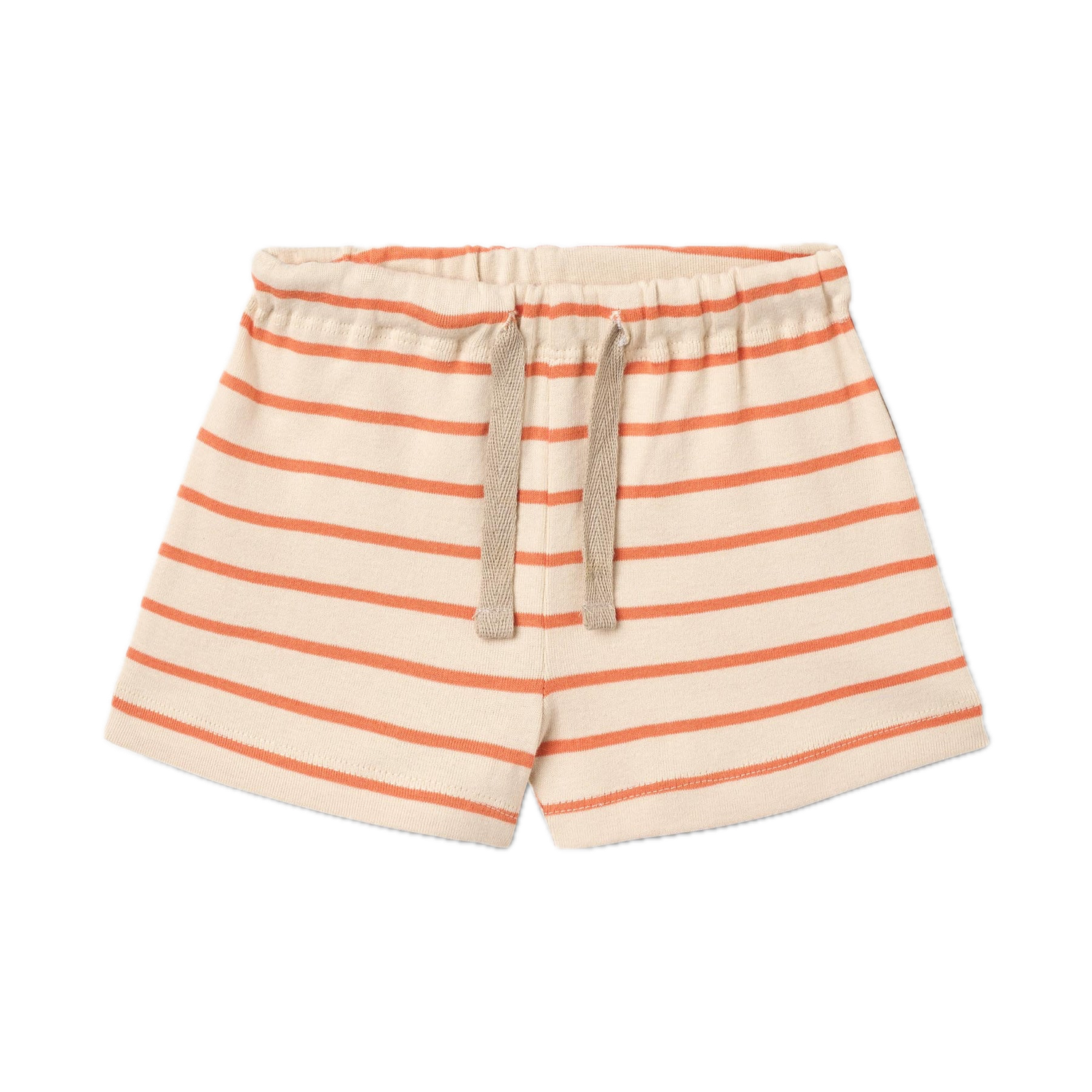 Ela Jersey Shorts Orange Stripe