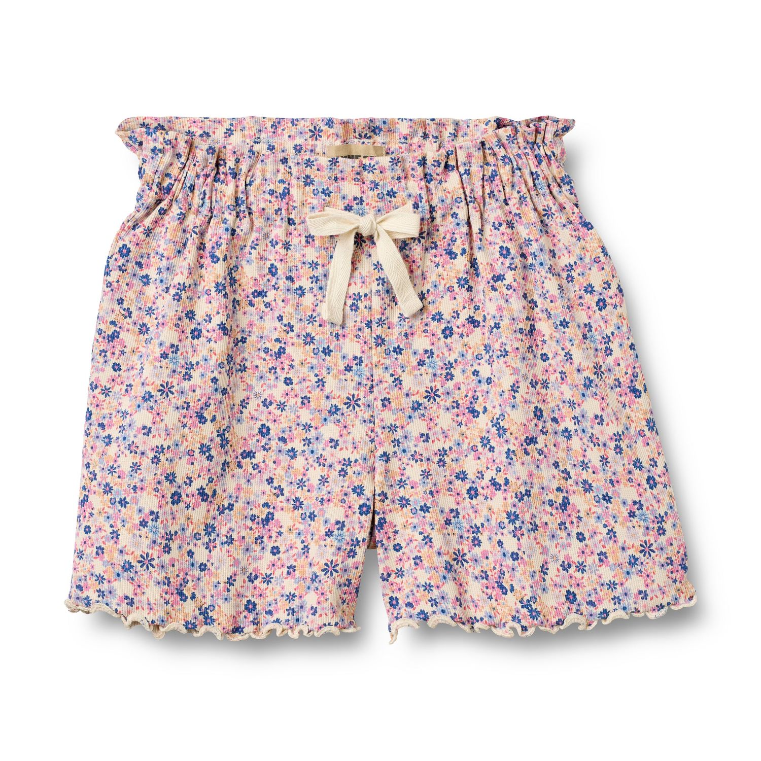 Ina Pink Blue Flower Shorts