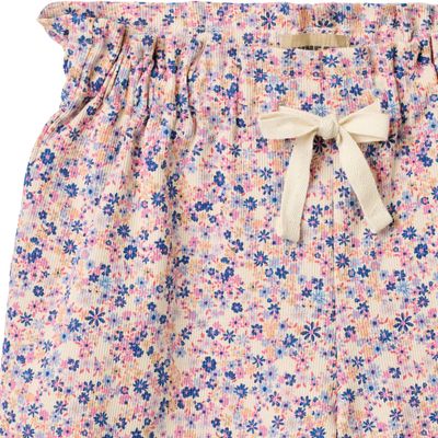 Ina Pink Blue Flower Shorts