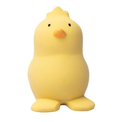 Chick Natural Rubber Teether Rattle &amp; Bath Toy