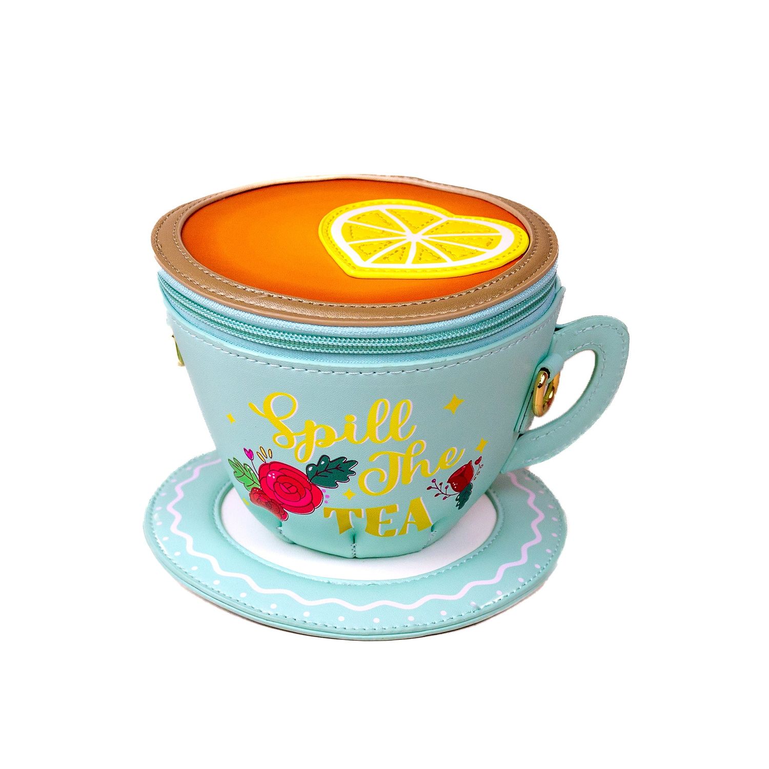 Tea Cup Crossbody Lemon Tea Cup