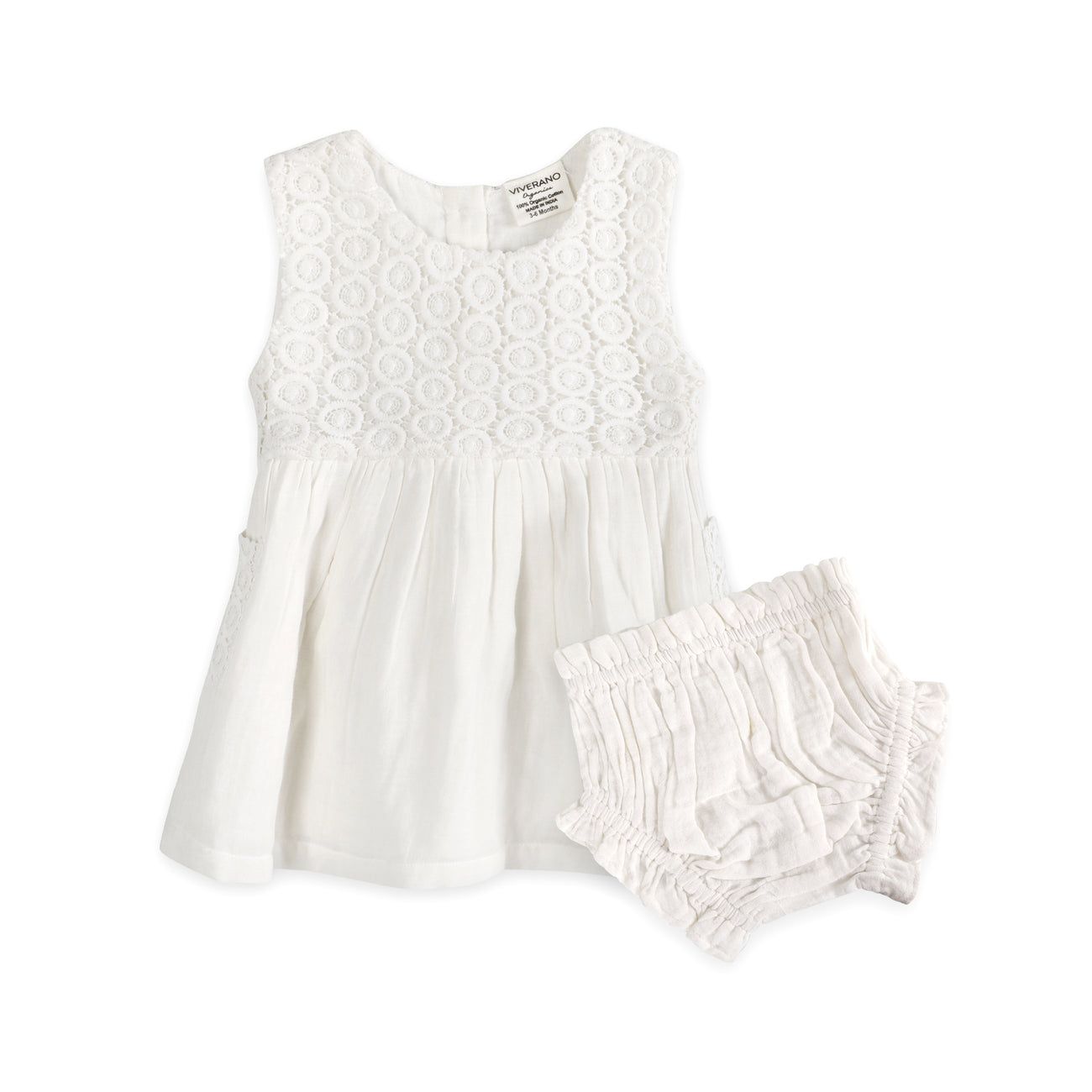Taylor Crochet Lace Baby Dress