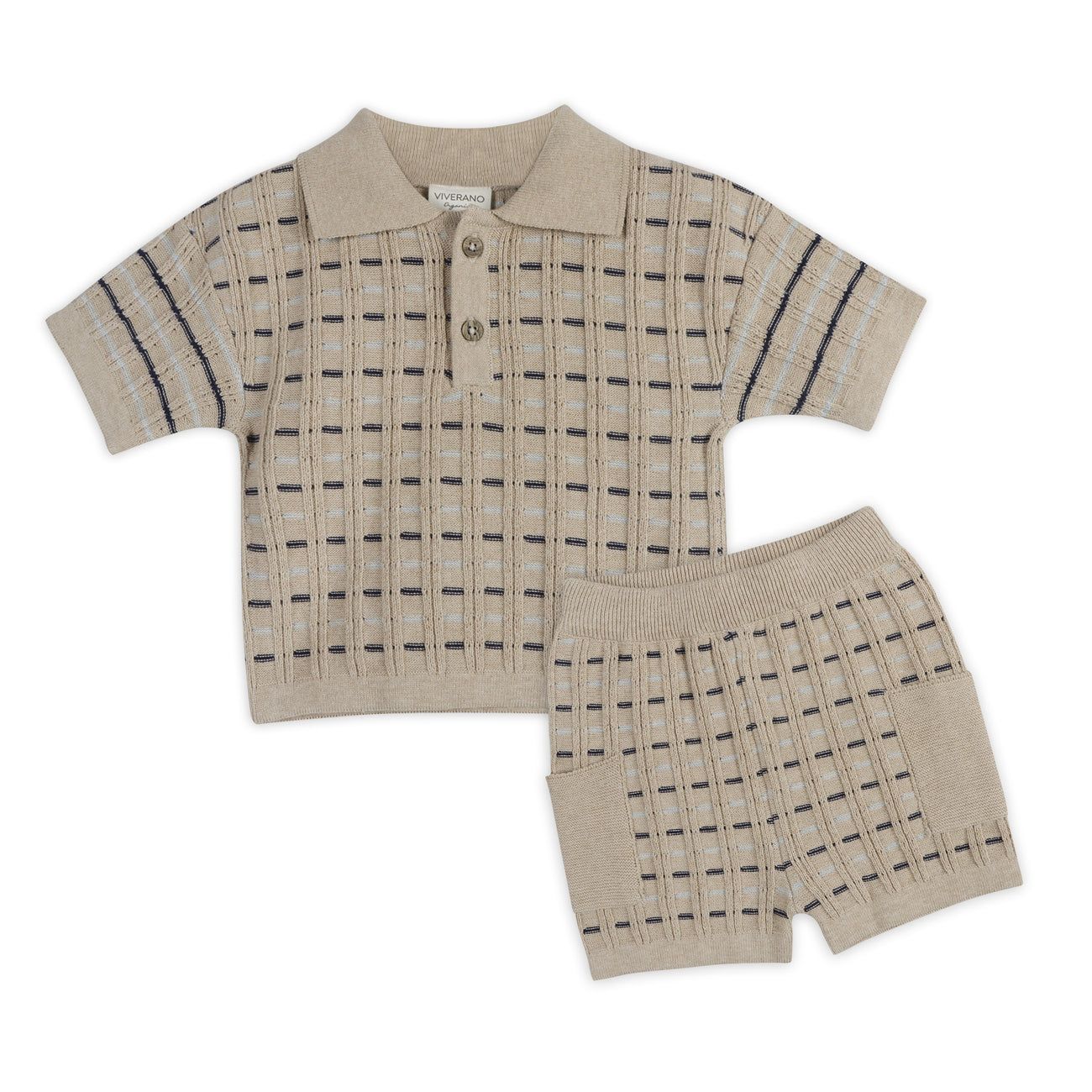 Henry Textured Polo and Short Set