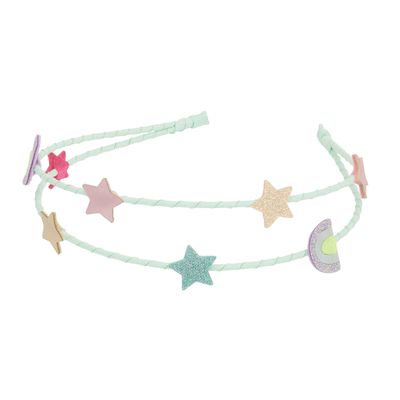 Mimi And Lulu Rainbow and Stars Double Headband