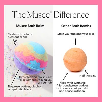 Musee Bath Bomb Blue Bunny