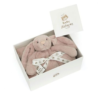 Bashful Blanket Blush Bunny