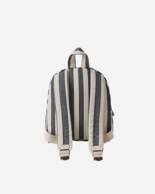 Mini Backpack Navy Stripe