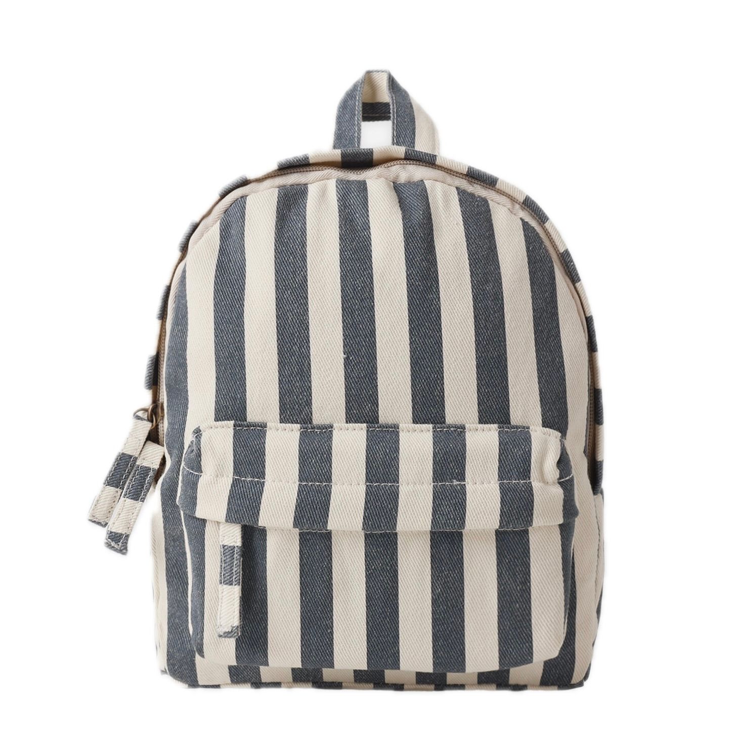 Mini Backpack Navy Stripe