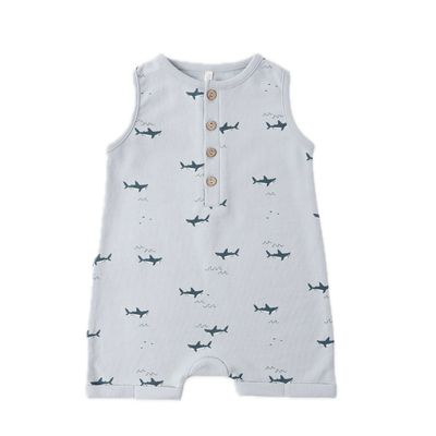 Davis Romper Sharks