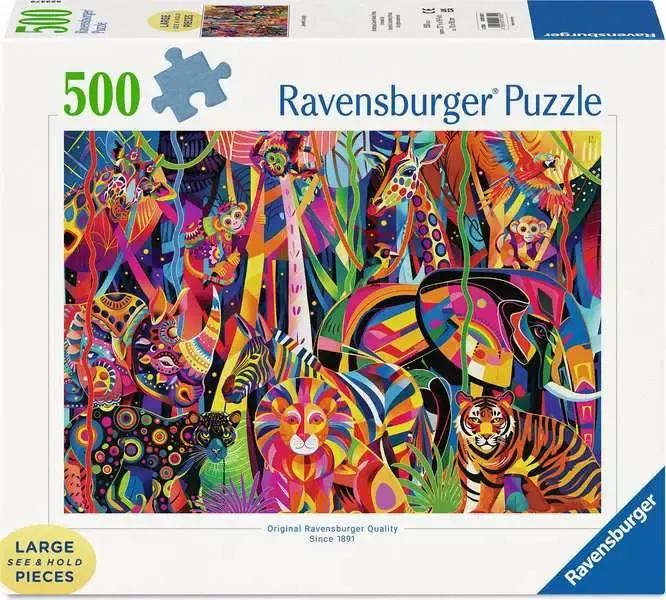 Jeweled Jungle 500 Pc Puzzle LF