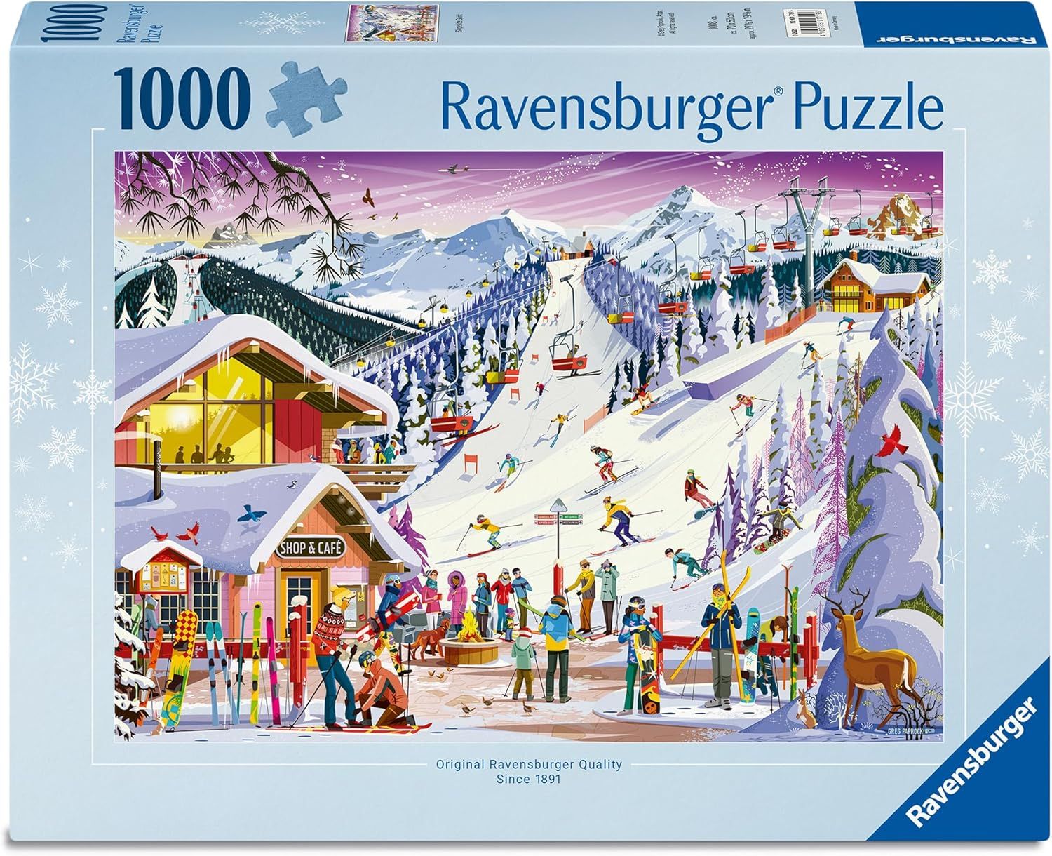 Ravensburger 1000 Piece Puzzle Slopeside Spirit