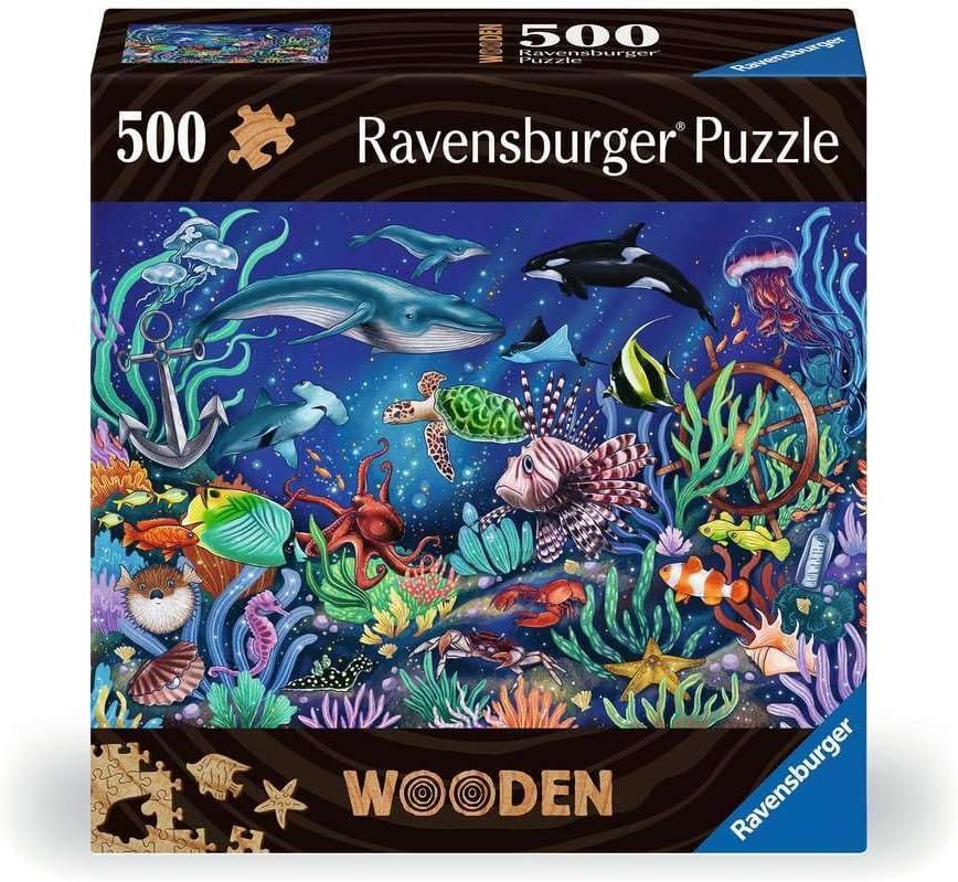 500pc Wooden Puzzle Under The Sea