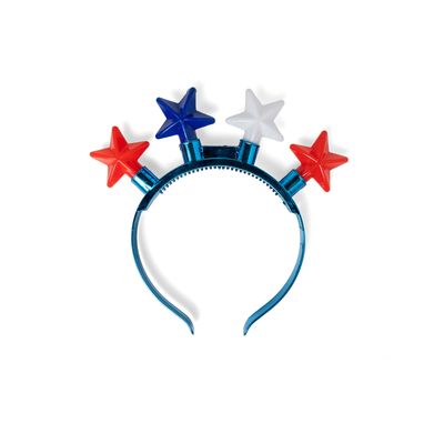 Patriot Pride JUMBO Flashing Star Headband Assorted