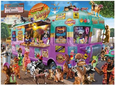 300 XXL PC Puzzle Hot Diggity Dogs