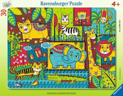 Ravensburger Puzzle 30 Piece Jungle Animal Jumble