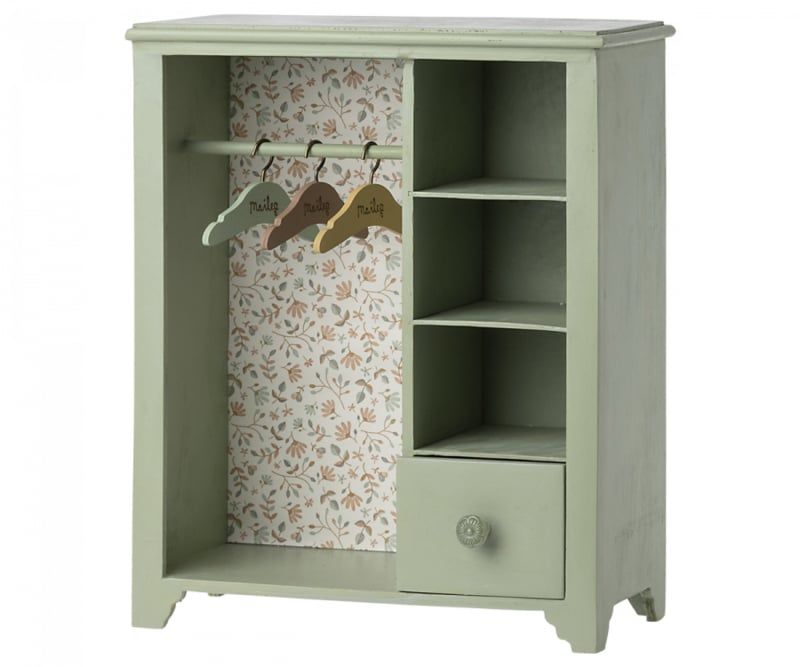 Maileg Wardrobe Large Mint Green