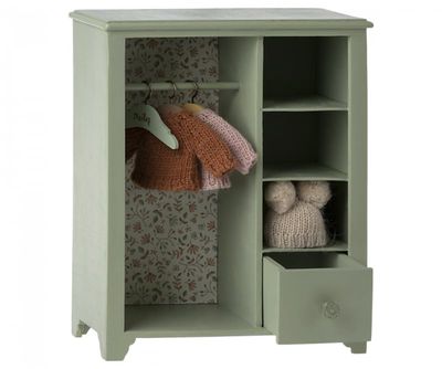 Maileg Wardrobe Large Mint Green