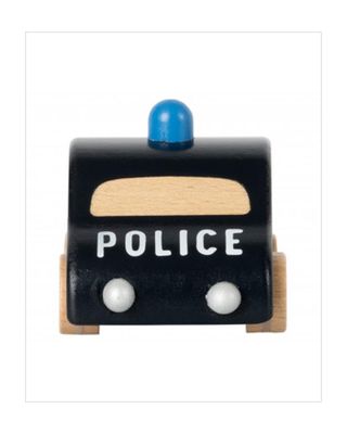 Maileg Wooden Car Police Car