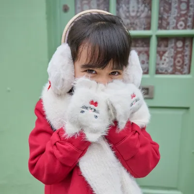 Cute Kitten Fluffy Earmuffs