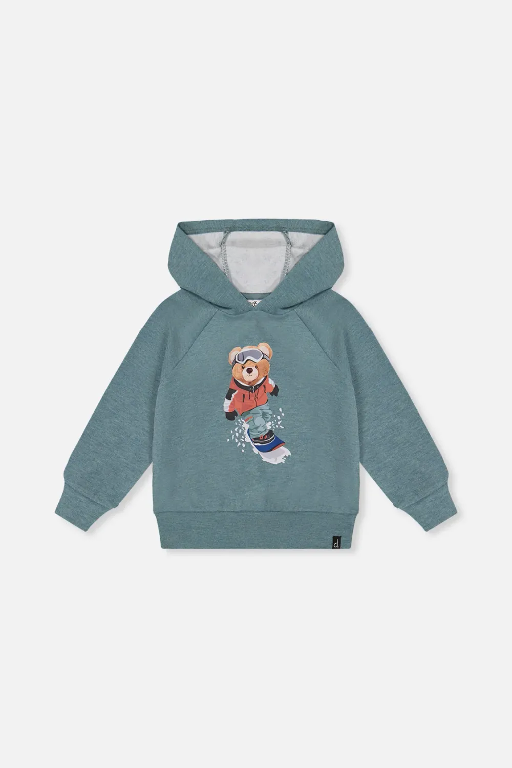 Hoodie With snowboarding bear