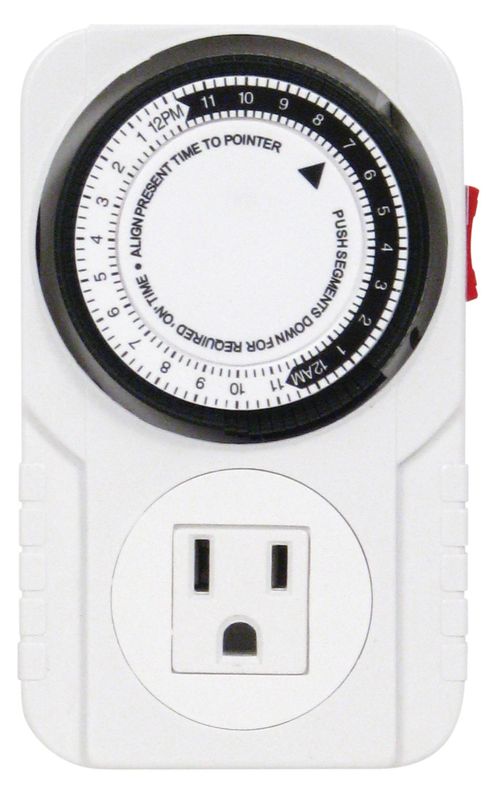 120V SINGLE OUTLET MECHANICAL TIMER