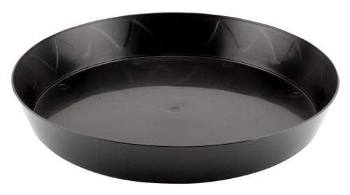 12" BLACK SAUCER