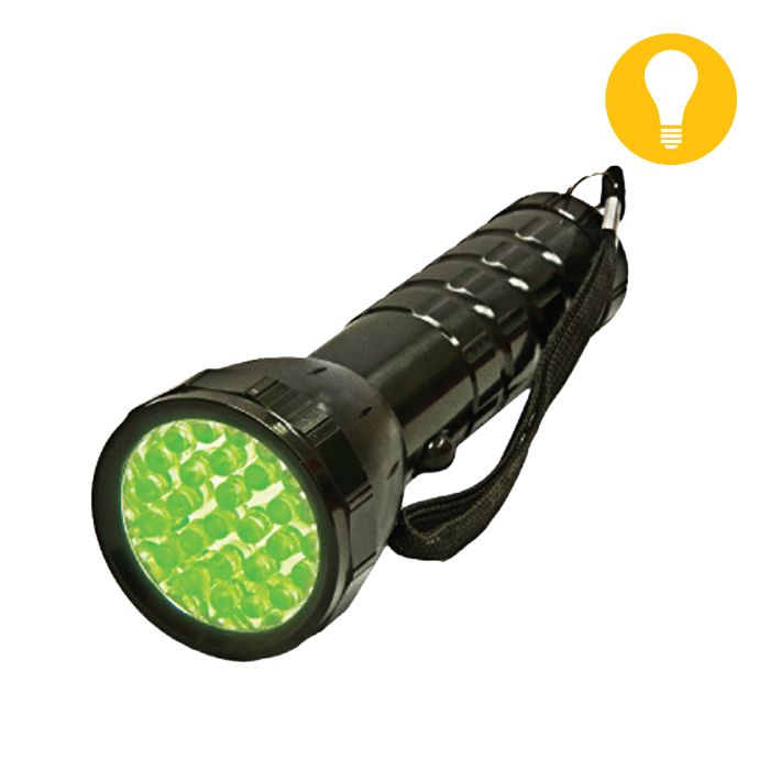 LARGE GREEN LED FLASH LIGHT