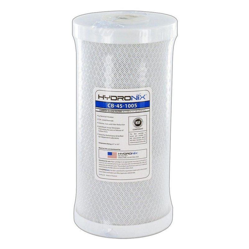 RO CARBON BLOCK 5u FILTER (4.5"x10")