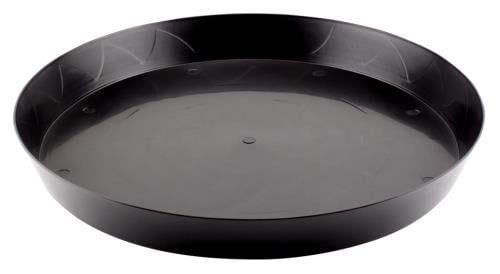 16" BLACK SAUCER