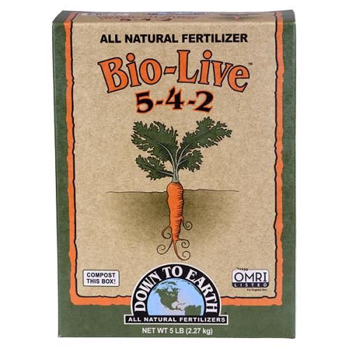 DOWN TO EARTH BIO-LIVE 5LB
