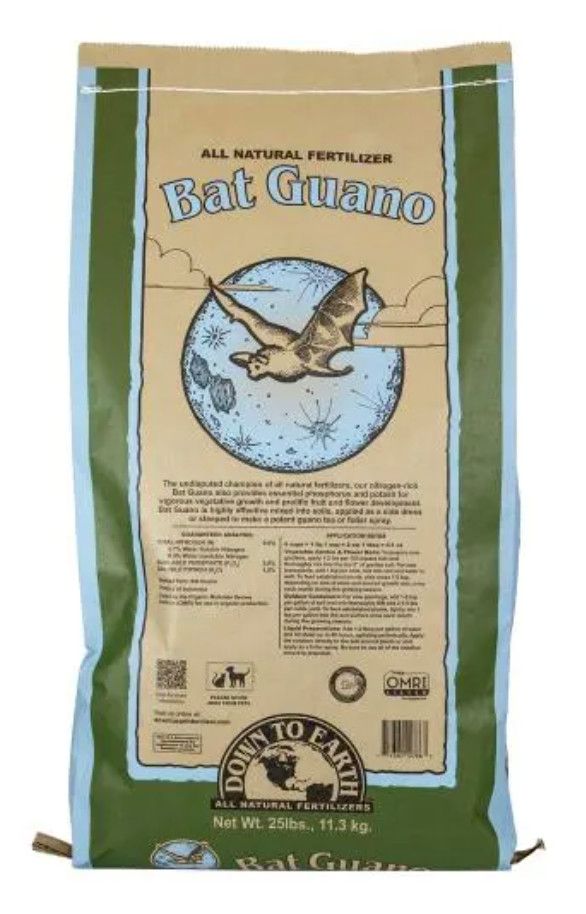 DOWN TO EARTH BAT GUANO 7-3-1 OMRI 25lb