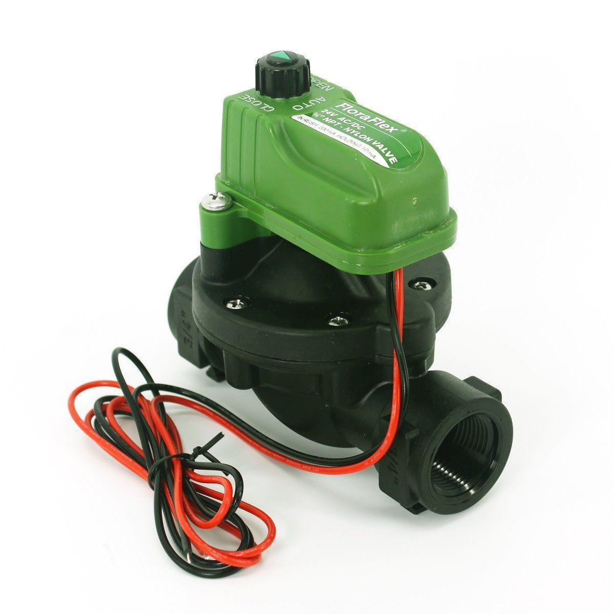 FLORAFLEX NEW NYLON SOLENOID 24VAC VALVE  3/4"