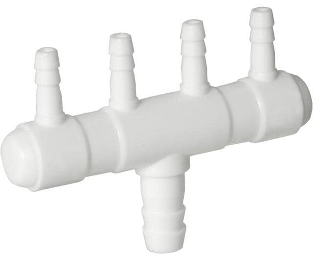 4 OUTLET PLASTIC AIR MANIFOLD DIVIDER