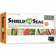 SHIELD N SEAL 5" x 8" CLEAR AND BLACK VACUUM BAGS W/ZIPPER (50/BOX)