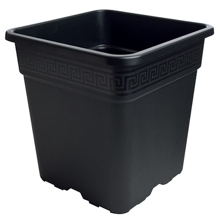 GRO PRO BLACK SQUARE POT 1/2 GAL LT2