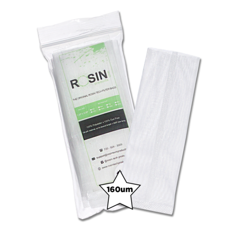 ROSIN TECH 160u 1.25"x 3.25" ROSIN BAG (10 PACK)