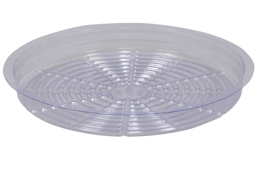 CLEAR SAUCER 13"