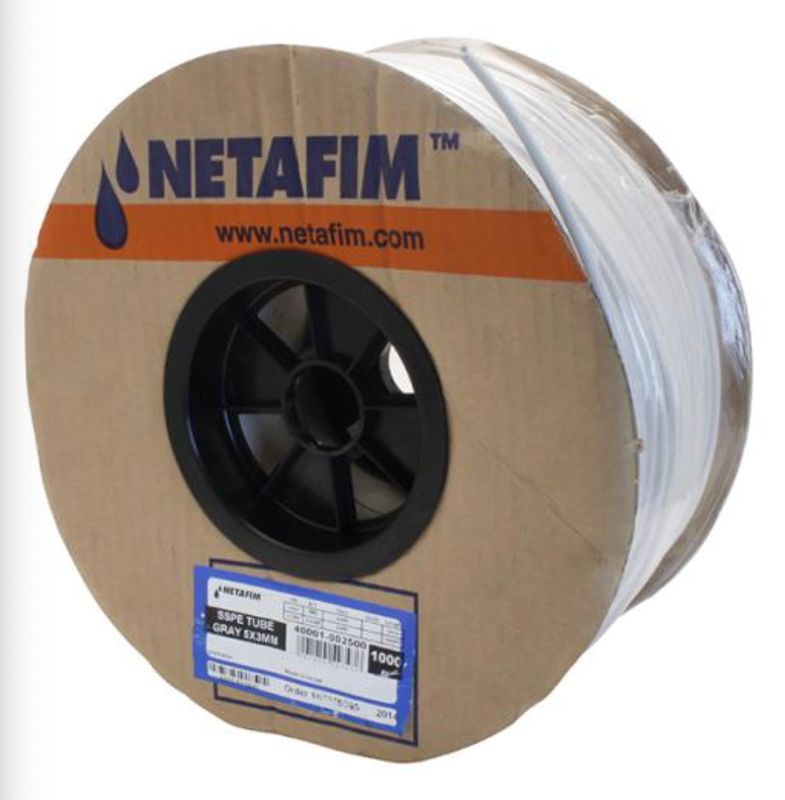 NETAFIM 5MM UV WHITE™ POLYETHYLENE TUBING (1000' ROLL)