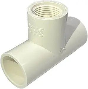 3/4" PVC TEE FNPT x SLIP x SLIP