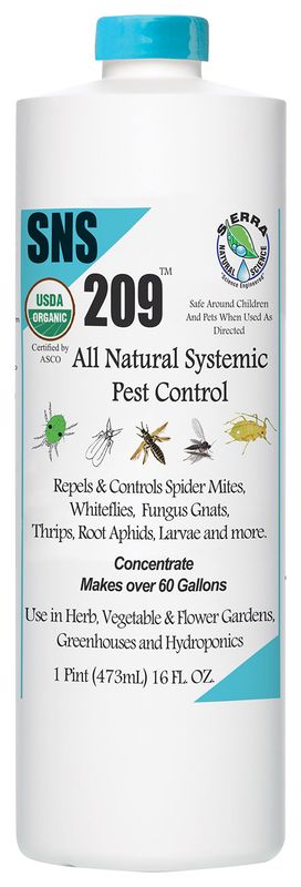 SNS 209 SYSTEMIC PEST CONTROL PINT CONCENTRATE