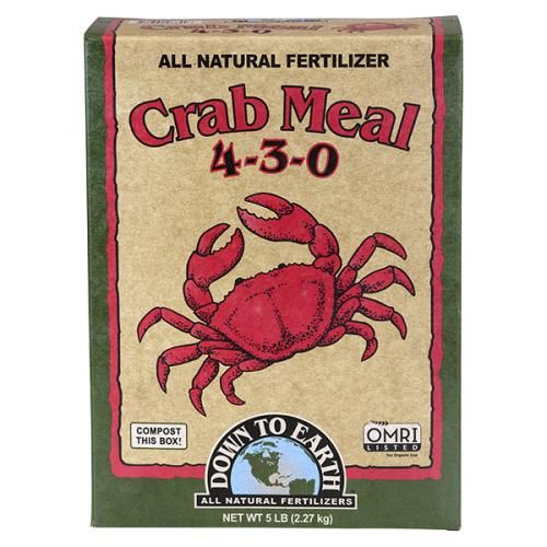 DOWN TO EARTH CRAB MEAL 5LB