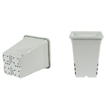7x7 WHITE SQUARE POT