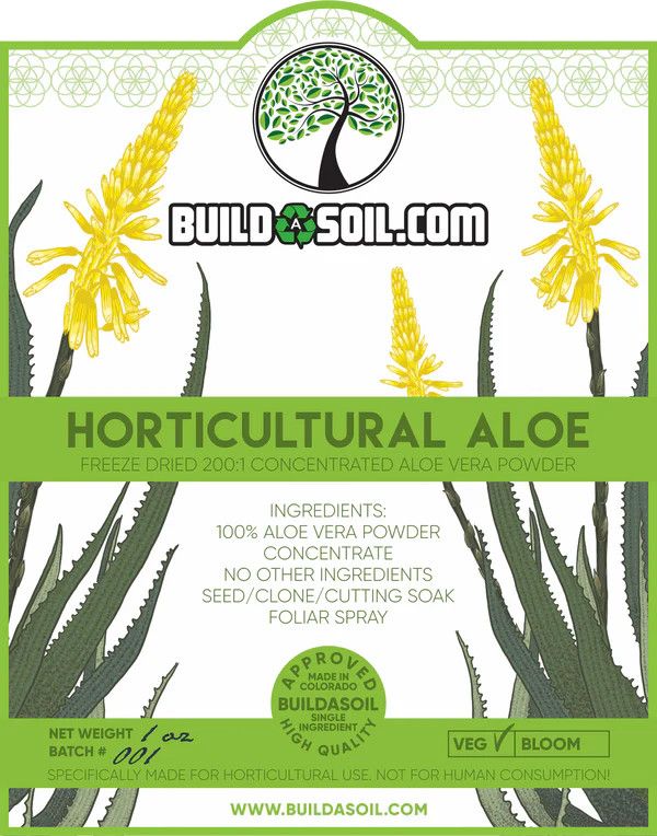 BUILD A SOIL HORTICULTURAL ALOE 1OZ