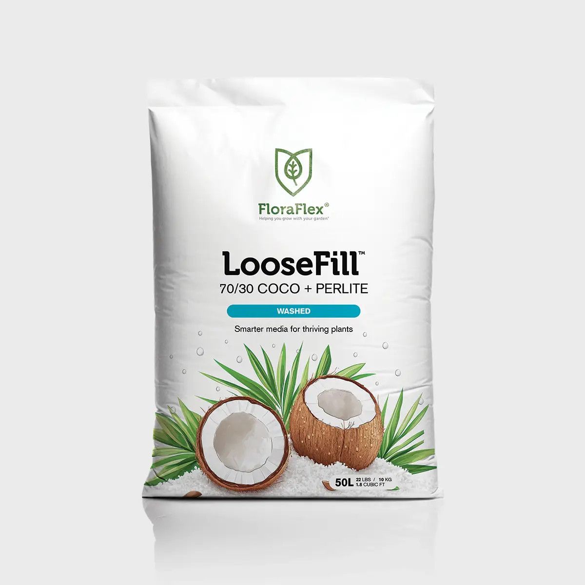 FLORAFLEX WASHED LOOSEFILL COCO PERLITE 70/30 1.8 CUFT 52.5% WHC